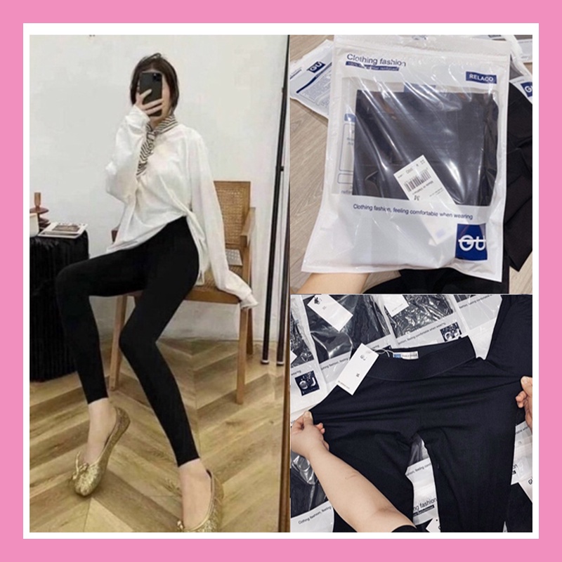 Quần legging nữ GU SlimFit cao cấp chất thun mềm nhẹ co giãn tốt nâng mông tôn dáng nuột nà QD11