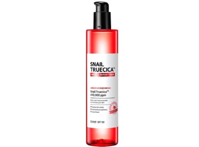 Toner Ốc Sên Mờ Sẹo, Phục Hồi Da Snail Truecica Some By Mi Fullsize 135ml