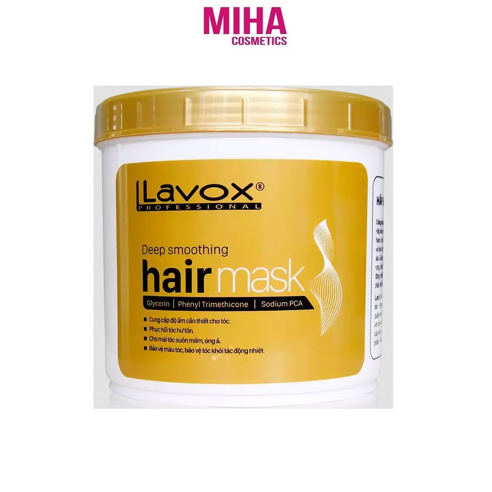 Hấp Dầu Siêu Mềm Mượt Lavox Deep Smoothing Hair Mask 1000ml