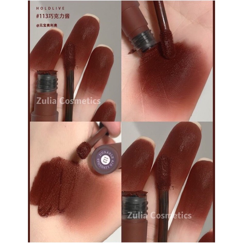 [FREE SHIP] Son Kem Hold Live nắp tím Đỏ nâu gạch