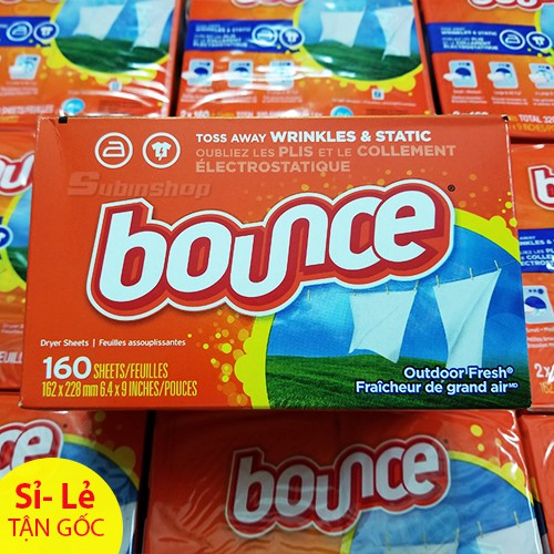 Hộp Giấy Thơm Bounce 4 In 1 Outdoor Fresh (160 tờ)