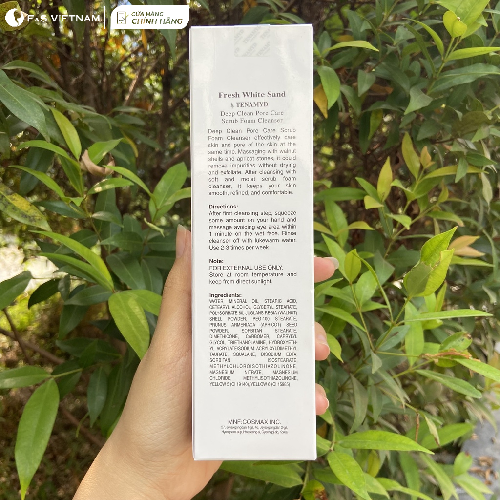 Tẩy Da Chết Mặt và Toàn Thân Cho Các Mẹ Tenamyd Deep Clean Pore 120ML Làm Sạch Da - Loại Bỏ Bụi Bẩn, Bã Nhờn