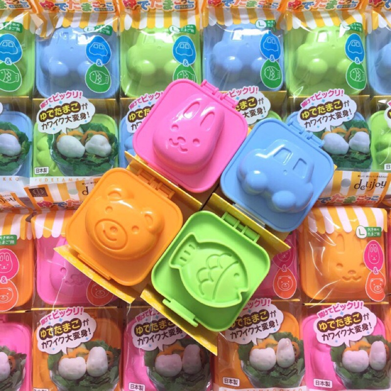 Khuôn cơm bento ép cơm cho bé, Khuôn làm bánh hình thú, đậu hũ non, ép trứng Kokubo hàng Nhật cho bé ăn dặm BLW