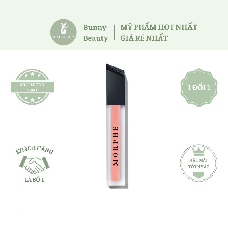 Son kem Morphe Liquid lipstick Bunny Beauty hàng đủ bill