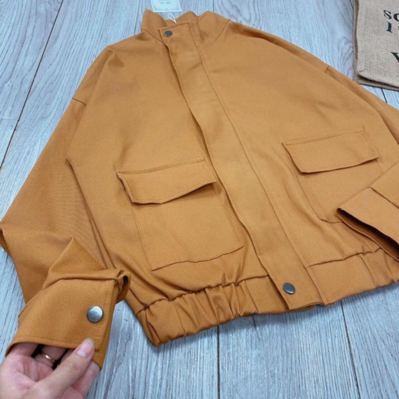 ÁO KHOÁC KAKI Túi Hộp 2 Lớp (M650 - Kèm Video Ảnh Thật) (KHOÁT STORE) | BigBuy360 - bigbuy360.vn
