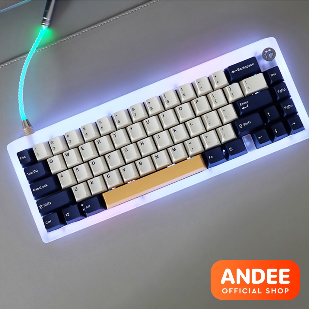 Keycap Rudy công nghệ in PBT doubleshot màu đẹp dễ sử dụng cho bàn phím cơ