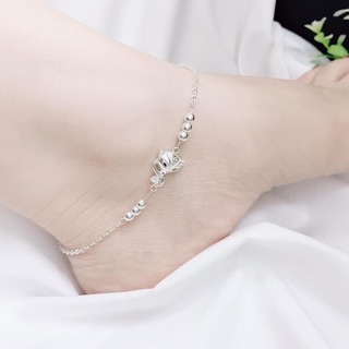 LẮC CHÂN NỮ MẶT HỒ LY PHONG THUỶ BẠC TA CAO CẤP