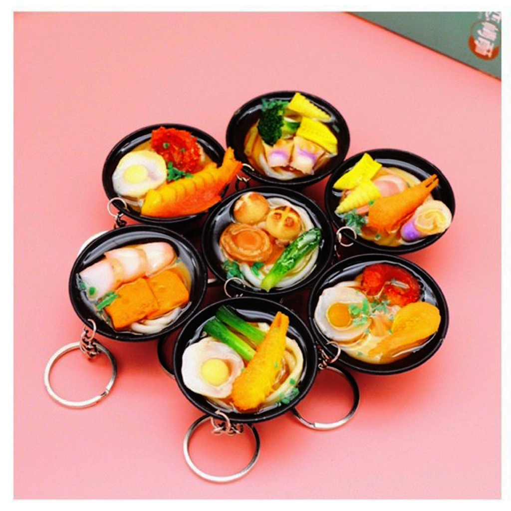 Móc khoá mô hình đồ ăn càng nhìn càng đói thêm