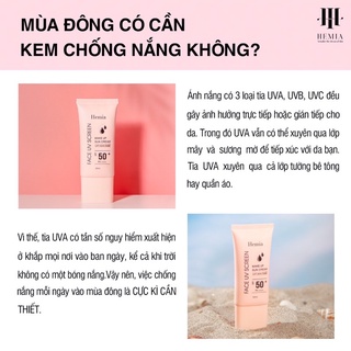 kem chống nắng Hemia