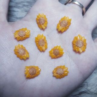hoa hướng dương nail
