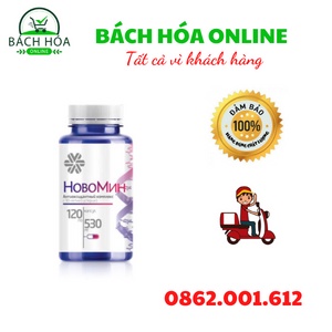 [Hobomint] Viên uống chống oxy hóa, phục hồi tế bào khỏe mạnh Siberian Novomin Formula 4 – 120 viên