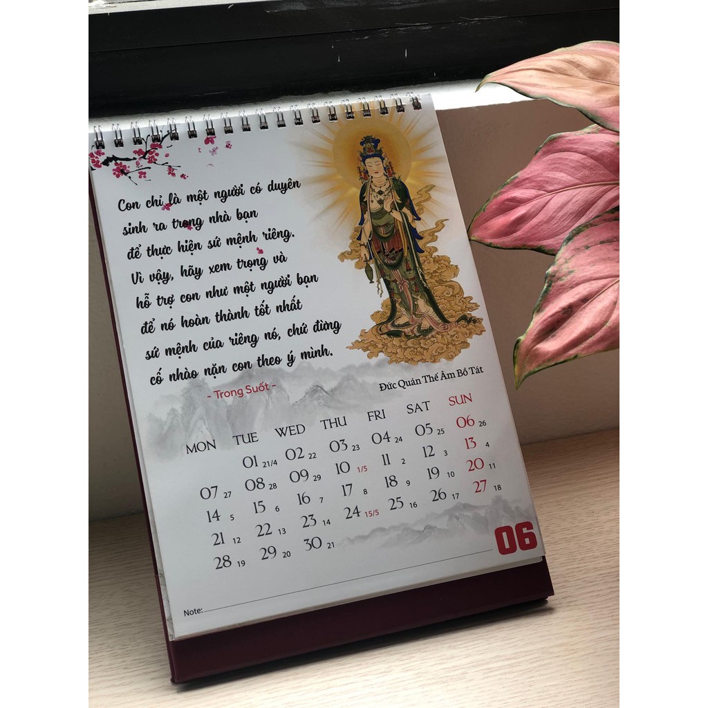 Lịch Trong Suốt 2021 Tết Tân Sửu - Lịch Phật để bàn 3 trong 1: Bình An - Truyền Cảm Hứng - Từ Thiện | BigBuy360 - bigbuy360.vn