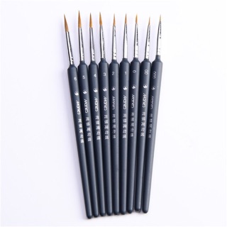 Cọ vẽ đầu nhỏ cán đen _ Đinh Giang Nail