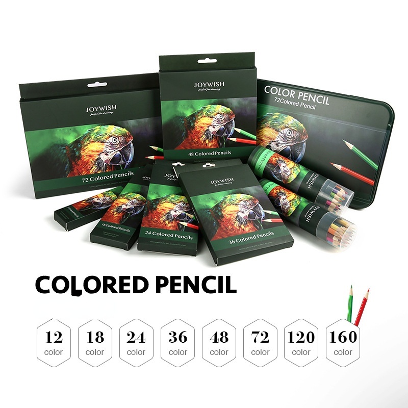 Set 12/24/36/48/72 Bút Chì Màu Chuyên Nghiệp