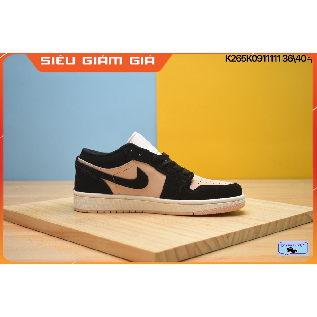 Giày thể thao Air Jordan 1 Low Crimson Tint siêu đẹp, JD1 low dành cho nữ