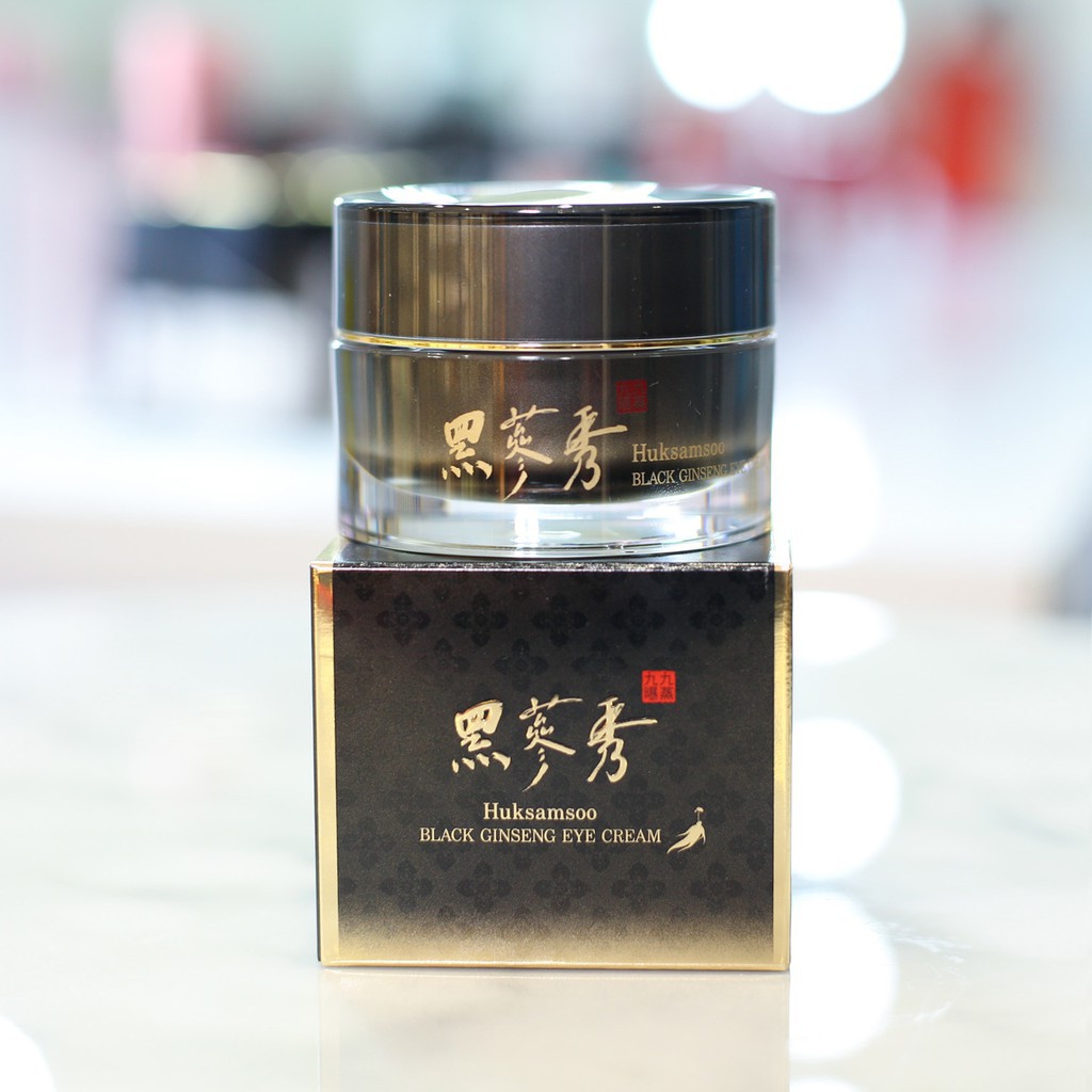 [HÀNG CHÍNH HÃNG] KEM MẮT NHÂN SÂM ĐEN HUKSAMSOO BLACK GINSENG EYE CREAM - LÀM TRẮNG VÀ CHỐNG LÃO HÓA VÙNG MẮT