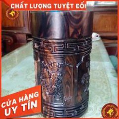 [ HÀNG CAO CẤP ] HỘP CHÈ GỖ MUN - UY TÍN CHẤT LƯỢNG