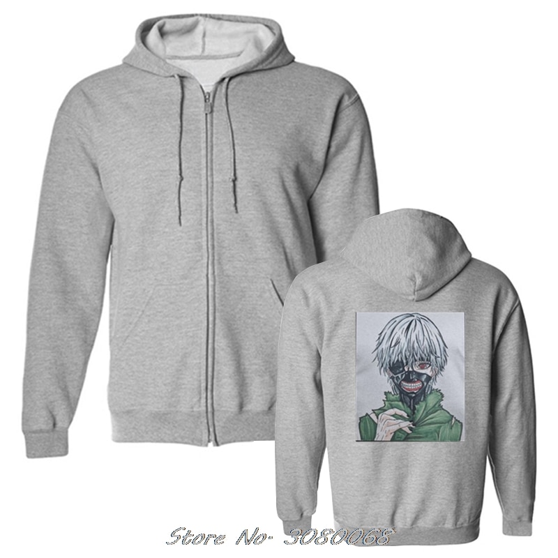 Áo Hoodie In Hình Nhân Vật Kaneki Phim Tokyo Ghoul