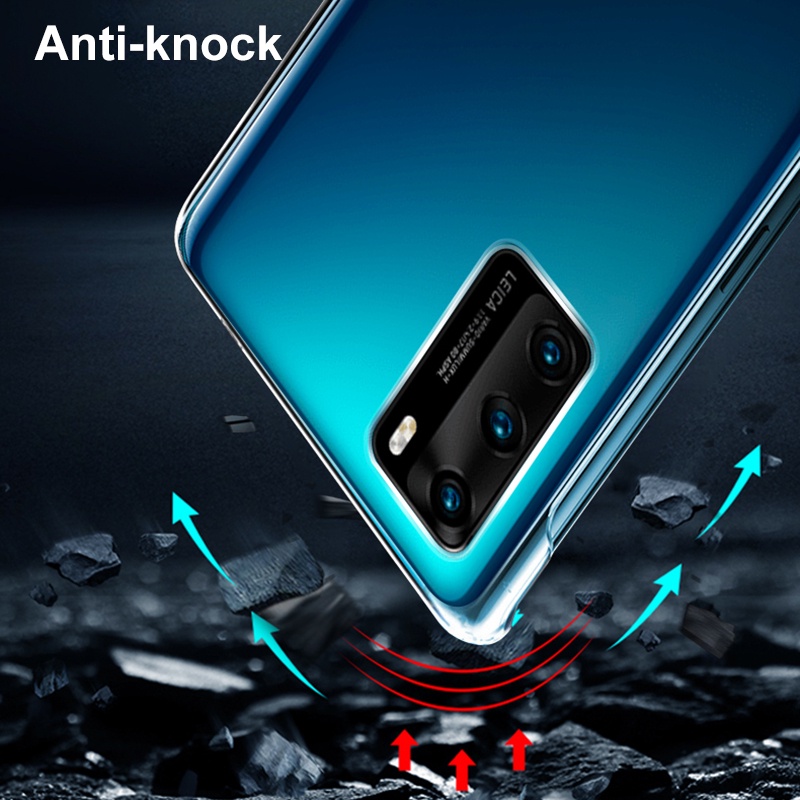Ốp Điện Thoại PC Cứng Trong Suốt Siêu Mỏng Không Viền Cho Huawei Honor 20 30 50 60 9X Pro V40 X20 X30i Huawei P20 P30 P40 V30 Pro