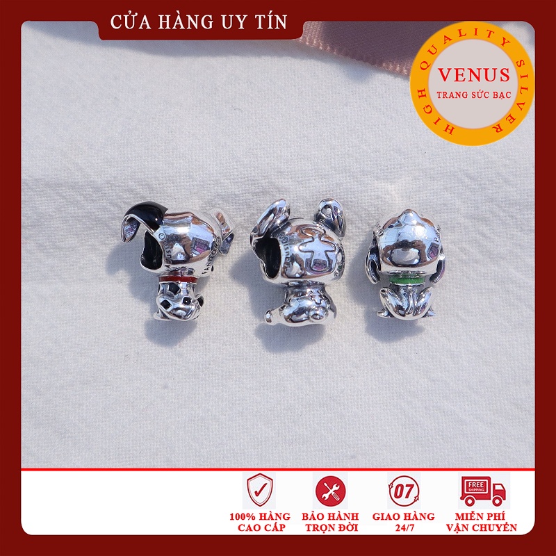 [Hàng Cao Cấp] Charm bạc 925 hình cún- Mã sản phẩm VENUSCV01
