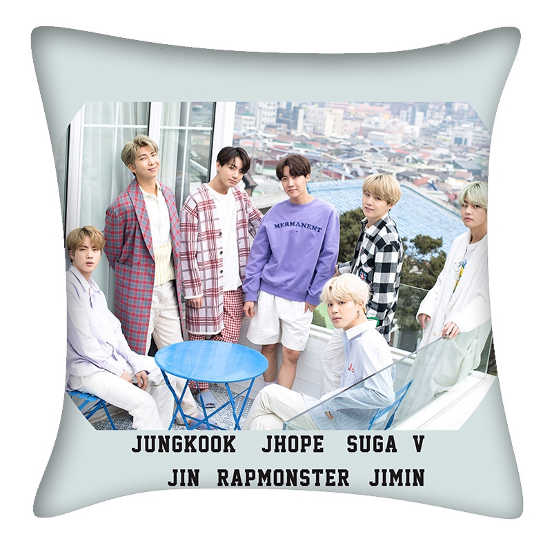 1 Gối Ôm Nhồi Bông In Hình Bts Jimin Kích Thước 40x40cm Cho Fan Bts Jimin