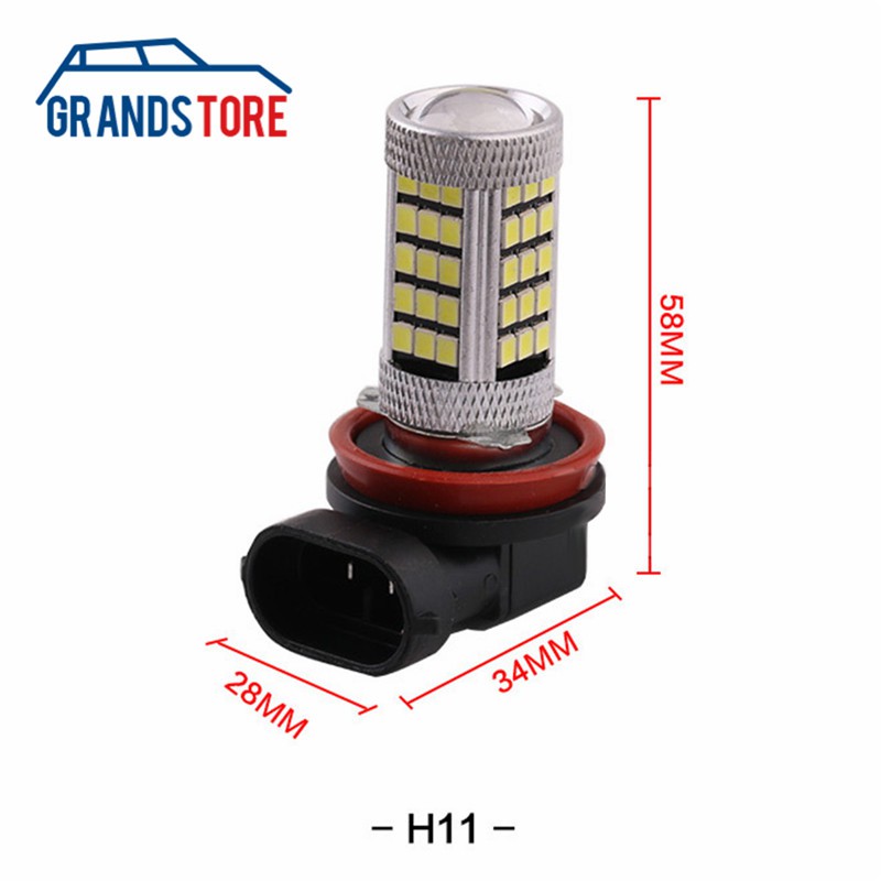 Gs Đèn Pha Led H4 / H7 / H11 / 9005 / 9006 12v 6000k Dc 63 Bóng Chất Lượng Cao Cho Xe Hơi