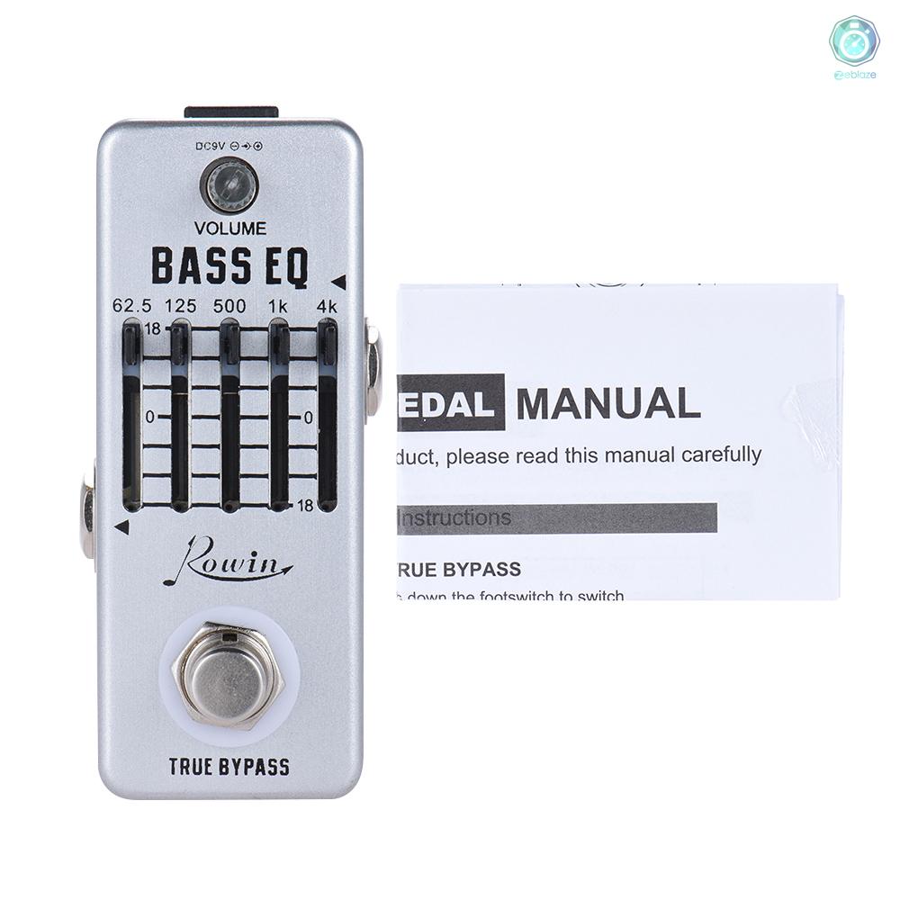 Bàn Đạp Hiệu Ứng 3c Rowin Cho Guitar Bass 5-band Eq