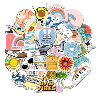 Set 35 miếng dán sticker Hey Summer