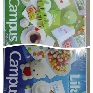 Set 5 quyển vở kẻ ngang campus 80 trang gift
