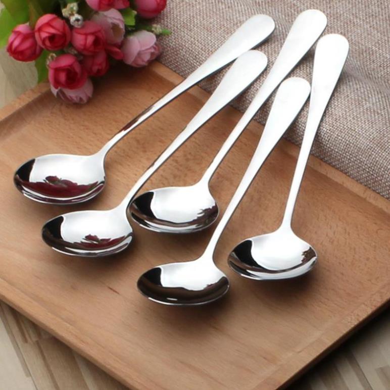 💖FREESHIP💖 Thìa Inox 304 Kiểu Dáng Hàn Quốc, Sang Trọng, Lịch Sự
