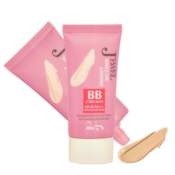 Kem lót nền đa chức năng cao cấp Hàn Quốc Mira Jewel BB Cream SPF50 PA+++ (40ml)