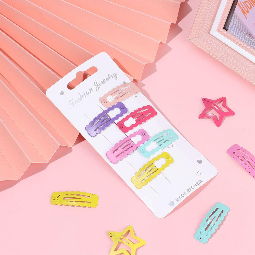 ROWANS Bộ 6 Kẹp Tóc Nhiều Màu Sắc Dễ Thương Cho Bé Gái