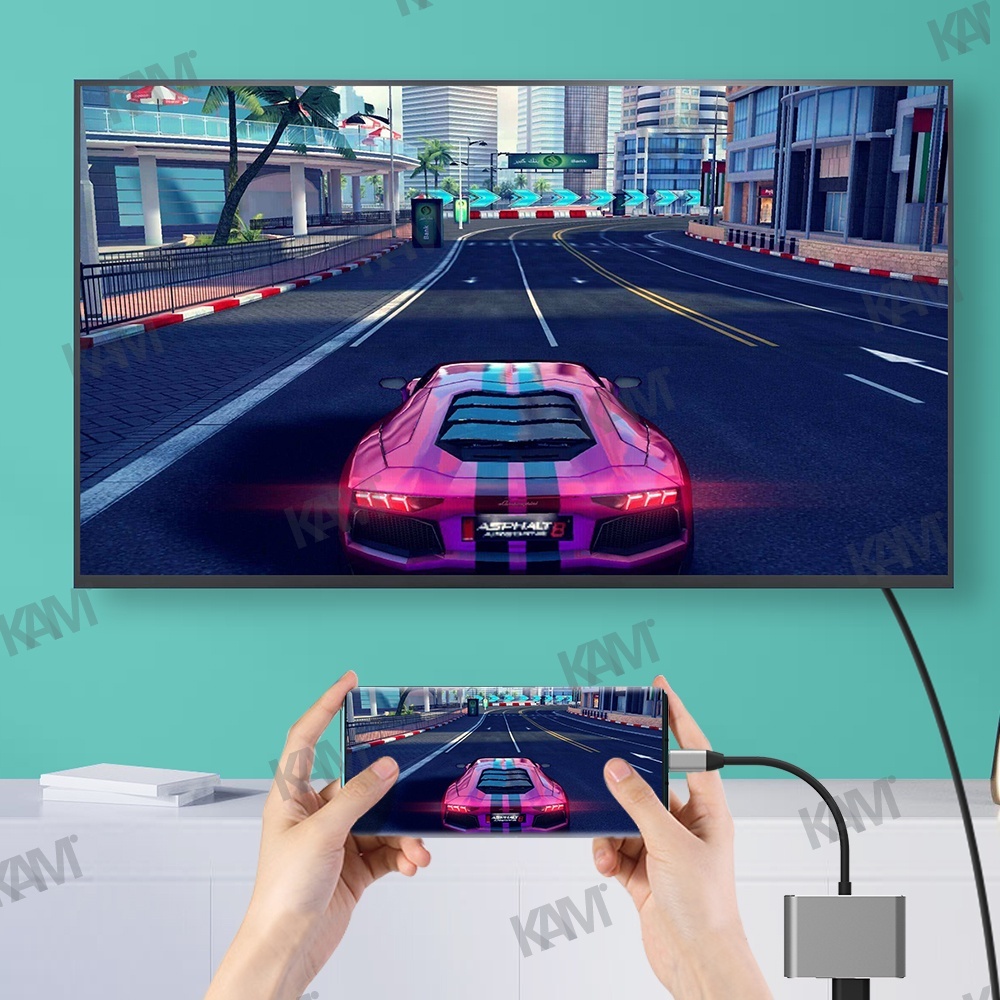 Cáp ChuyểN ĐổI Đa CổNg USB-C Sang HDMI 3 Trong 1 Cho Samsung Huawei iPad Mac NS USB 3.1 Type C Sang HDMI 4K USB 3.0 USB 3.2
