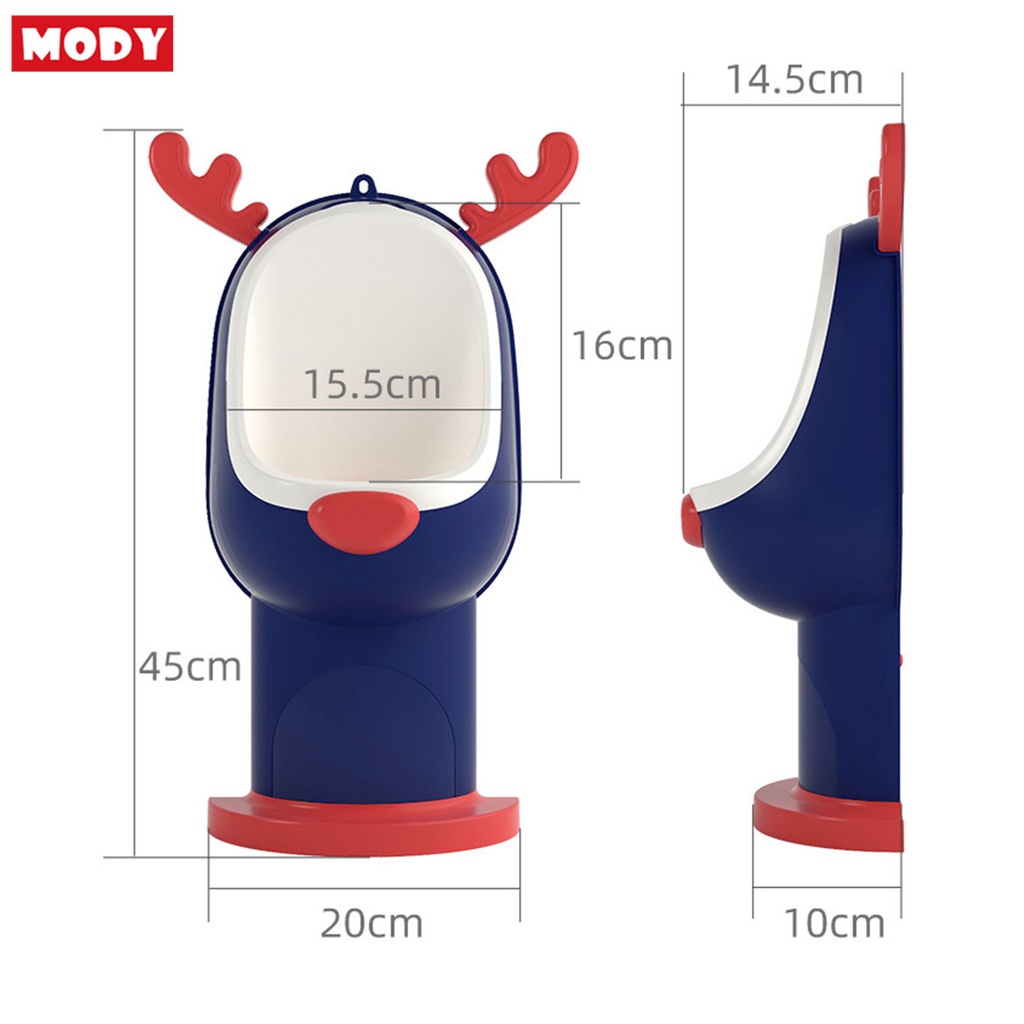 Bồn tiểu đứng vệ sinh cho bé trai có ống dẫn thải đi kèm Mody M5050