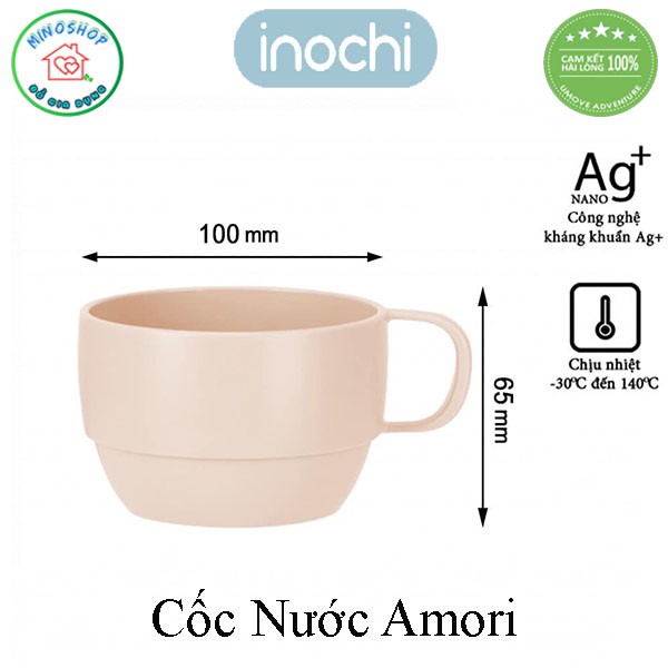 Cốc Uống Nước Cao Cấp Amori 350ml, Cốc Nhựa Chính Hãng Inochi