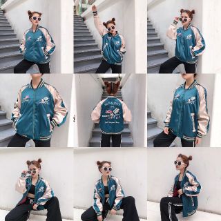[ ODER ] ÁO KHOÁC BOMBER 2 MẶT ULZZANG