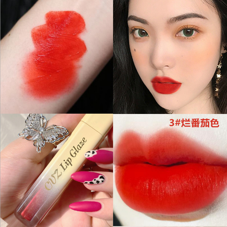 Son môi Cvz mượt như nhung không dính cốc giữ ẩm | BigBuy360 - bigbuy360.vn