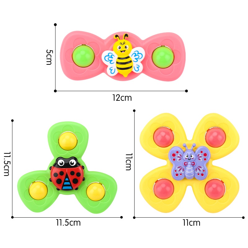 Combo 3 con quay chong chóng dính tường, vui nhộn cho bé