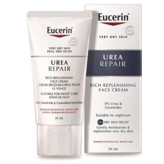 Kem dưỡng Eucerin Rich Replenishing Face Cream 5% Urea & Ceramides