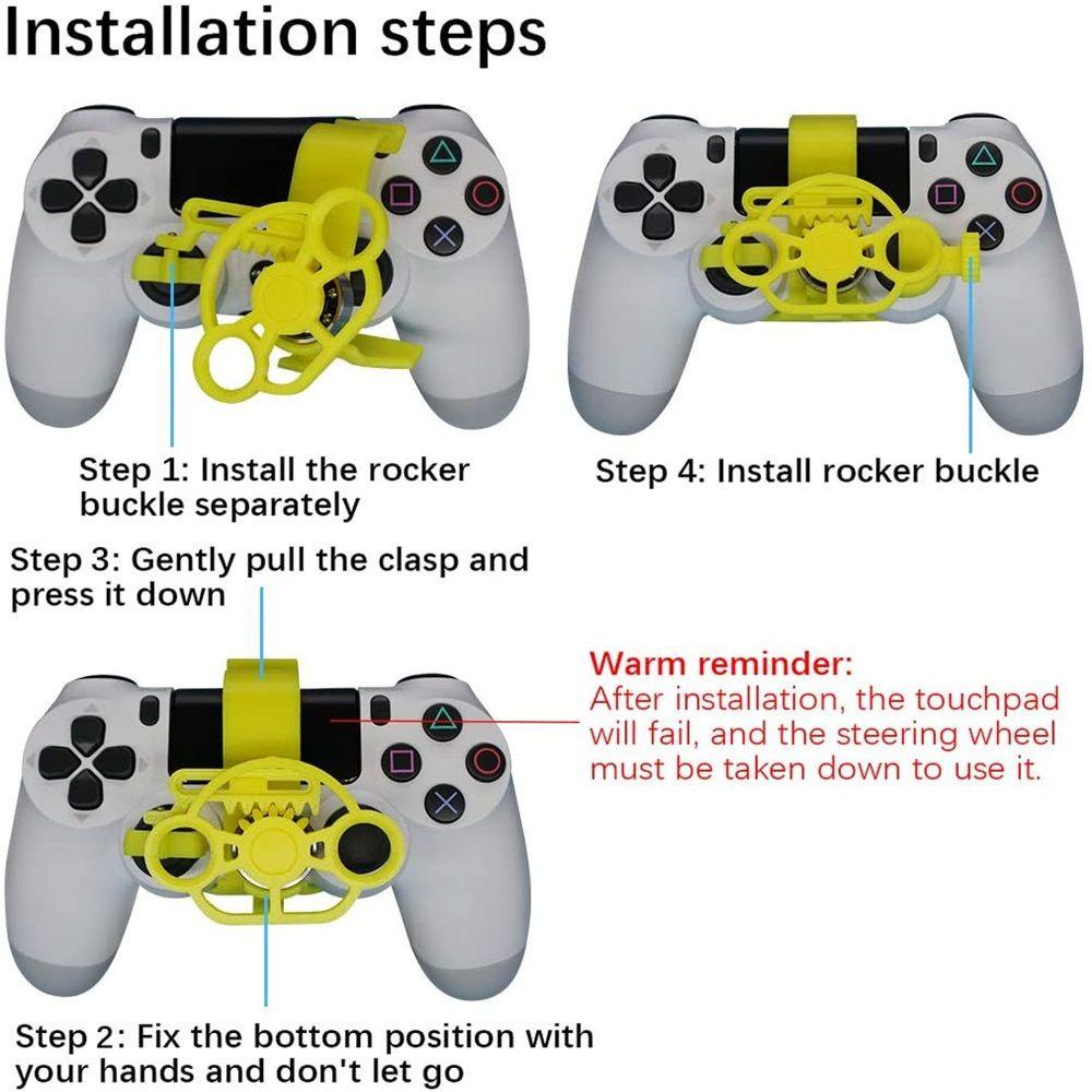 JONYE Tay CầM ĐiềU KhiểN Chơi Game Mini 3D Cho Sony Playstation PS4