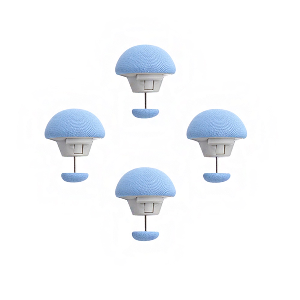 Set 4 Kẹp Cố Định Chăn / Ga Trải Giường Chống Trượt Hình Nấm