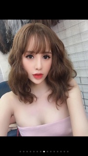 Tóc giả cả đầu xù lửng