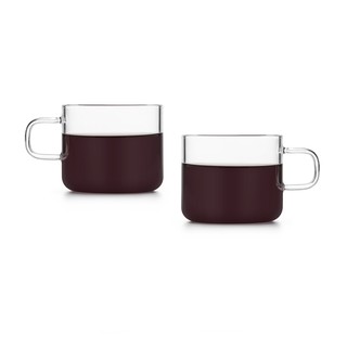Bộ 2 tách cafe thủy tinh Samaglas F009