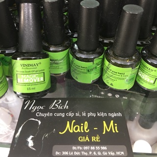 Dung dịch phá sơn gel chính hãng Vinimay