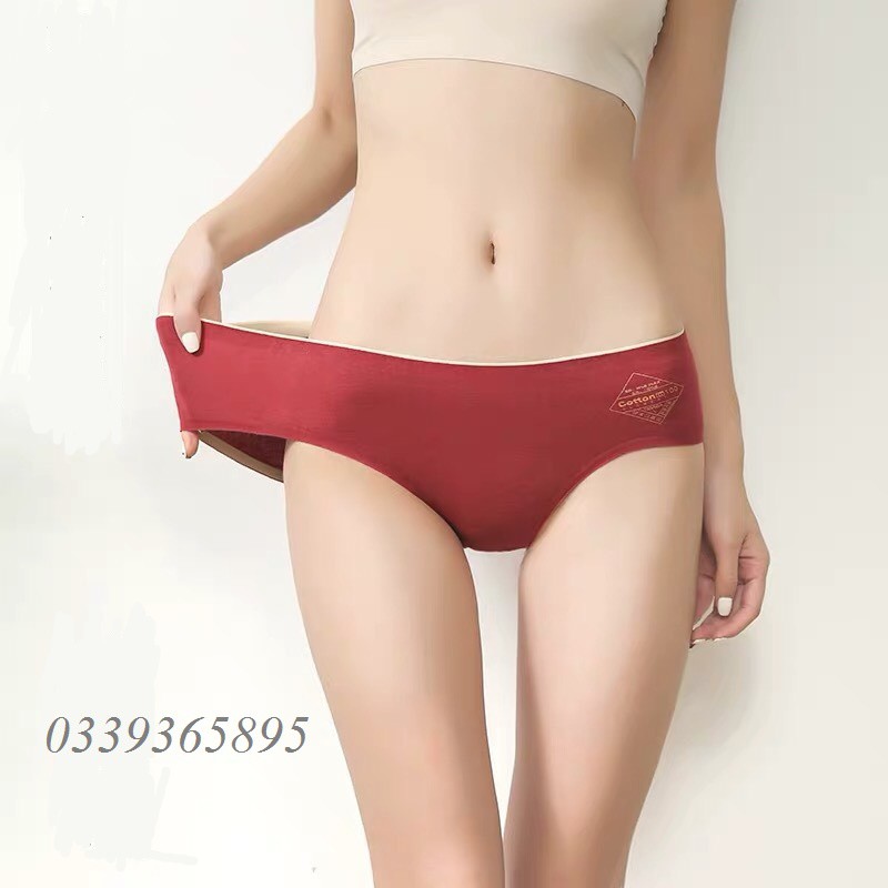 Quần Lót Cotton Ép Viền Kháng Khuẩn