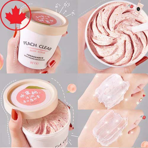 (Có sẵn) Tẩy da chết body trái đào Peach Clear Body Scrub 200ml (hàng nội địa Trung)