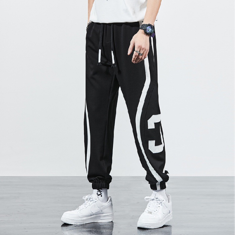 Quần Jogger Dài Dáng Rộng Phong Cách Thời Trang Hàn Quốc Cho Nam Giới Có Size Lớn