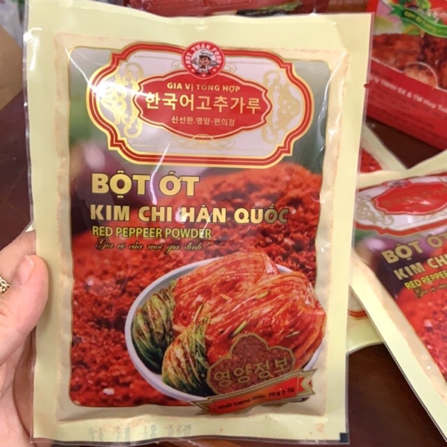 Bột Ớt Kim Chi Hàn Quốc Gói 70g