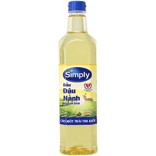 Dầu ăn Simply đậu nành 1L