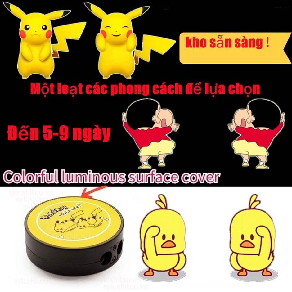 Pikachu Hello Kitty cartoon lights with various designs, unique car door mounting options with USB charging port